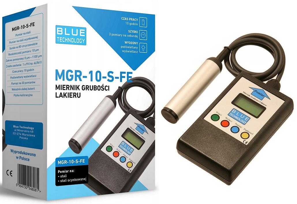 Miernik grubości lakieru Blue Technology MGR-10-S-FE