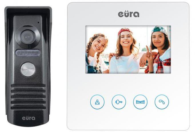 Wideodomofon EURA VDP-52A3 "ATIRA" biały