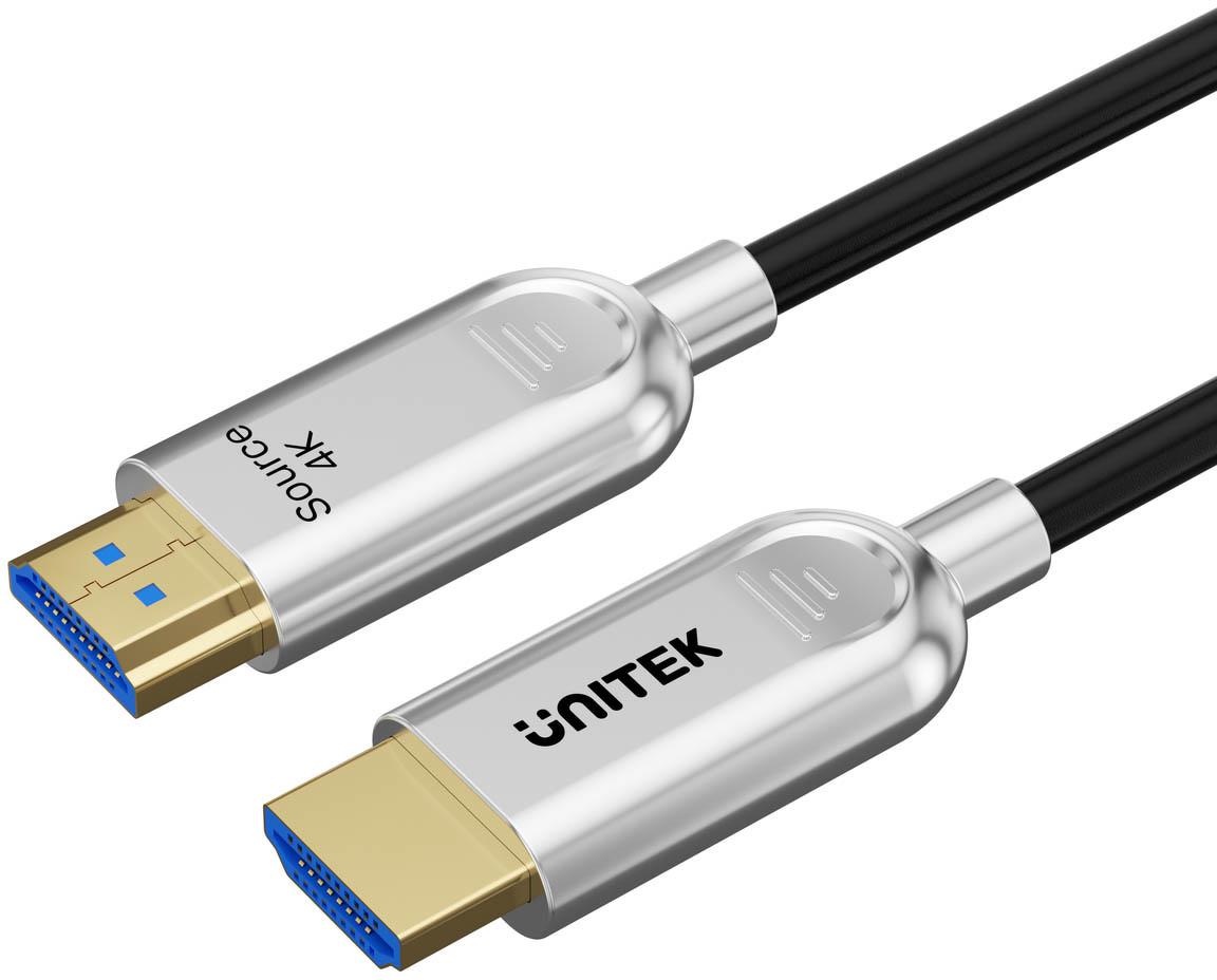 Unitek Kabel optyczny HDMI 2.0 AOC 4K 60Hz 10 m