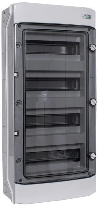 PLASTIKOWA OBUDOWA INSTALACYJNA Natynkowa IP65 4X12 modułów. PHS 48T NOARK 110814